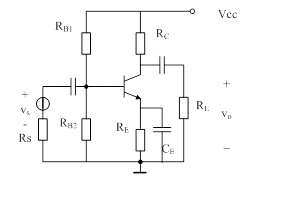 关于分压式偏置共E电路，以下描述正确的是______。 