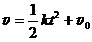 某物体的运动规律为 ，式中的k为大于零的常量．当t=0时，初速为v0，则速度v与时间t的函数关系是