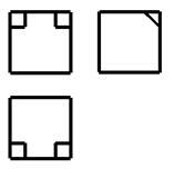 3.根据物体的两个视图，补画其它视图以确定物体的空间形状（）。