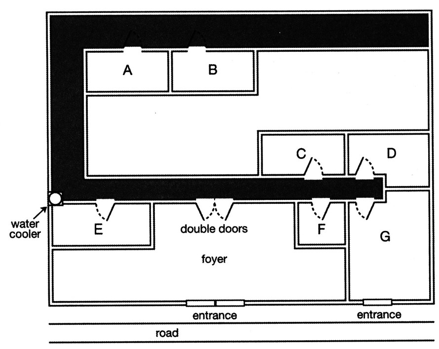 Ground floor plan of theatre [图] 20　 artistic dir.