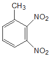某二硝基甲苯的1H NMR谱图中，呈现一组单峰，一组二重峰，和一组三重峰，该化合物为