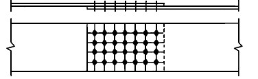 受拉板件(Q235钢，-400×22)，工地采用高强度螺栓摩擦型连接(M20，10.9级，μ=0.4