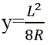 设竖曲线半径为R,长度为L,则竖曲线中点处的纵距y为（)。