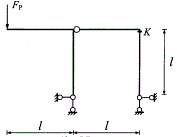 图示结构,K截面弯矩值为(内侧受拉为正)()。