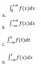设f（x)是连续型随机变量X的密度函数，则它的分布函数F（x)=（)。请帮忙给出正确答案和分析，谢谢