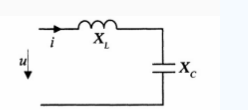 图示正弦交流电路中(XL≠Xc),电流i与电压u的相位关系是()。