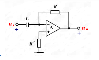 【单选题】图示电路输出电压与输入电压的关系（）。