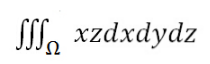 三重积分的值为（），其中Ω是由z=0，z=y，y=1及抛物线y=x2所围城的闭区域。