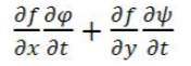 已知u=f（t,x,y)，其中x=ψ（s,t)，y=ψ（s,t)t均有一阶连续偏导数，则∂u/∂t=