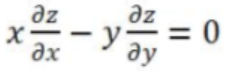 设z=ψ（x²-y²)，其中ψ有连续偏导数，则如下等式成立的是（)。