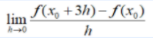 设函数f（x）在x0处可导，则等于（）。设函数f（x）在x0处可导，则等于（）。请帮忙给出正确答案和