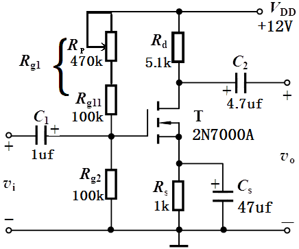 分压式共源放大电路中的栅极电阻RG一般阻值很大，目的是 