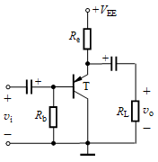 设图示各电路均设置了合适的静态工作点，电容对交流信号可视为短路。输出电压与输入电压相位相反的电路是：