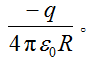 一个未带电的空腔导体球壳，内半径为R，在腔内离球心的距离为d处（d＜r），固定一电量为+q的点电荷，