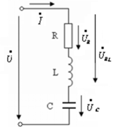 rlc串联电路中，已知r=150ω，=150v，=180v，=150v。试求电流i，电源电压u及其它