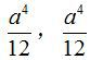 图示为一边长为a正方形截面，y、z为截面的两对称轴，y1、z1为过截面形心的两正交轴，则截面对轴的y