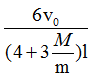 长为l、质量为M的均质杆可绕通过杆一端O的水平轴转动，转动惯量为1/3       ，开始时杆铅直下