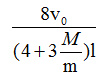 长为l、质量为M的均质杆可绕通过杆一端O的水平轴转动，转动惯量为1/3       ，开始时杆铅直下
