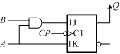 设下图（a)所示触发器 的初态为“0”，已知cp、a、b 的工作波形如图（b)所示。试分析判断 是q