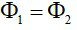 两个完全相同的交流铁心线圈，分别工作在电压相同而频率不同的两电源下，此时线圈的磁通和关系是（）。A、