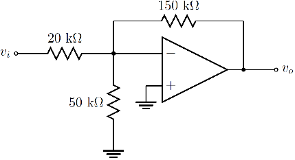 analyze the op amp （assuming ideal) circuit shown 