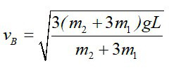 质量为m1，半径为R的均质圆盘，在圆心与质量为m2，长为L的均质杆AB用光滑销钉B连接。系统由图示水