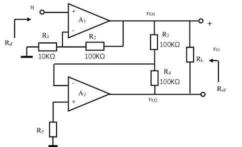 由理想运放a1、a2组成的反馈放大电路如图所示，设a1、a2输出电压的最大幅值为±12v。已知输入电