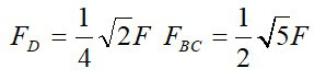 三根无重量杆ab、bc、dh在a、b、c、e处铰接，ab水平，hd铅直，a为固定铰，d为光滑面。已知