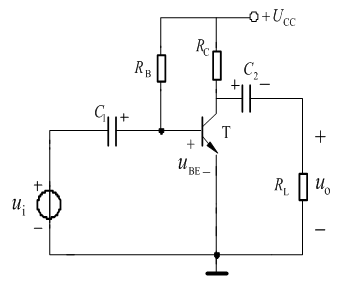 晶体管放大电路如图所示，已经ucc=12v，rc=3k omega ，rb=240k omega，b