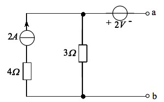 下面两个电路图，图（1）和图（2）等效，求图（2）中电压uo=（）v，电阻ro=（）ω。 （图1）下