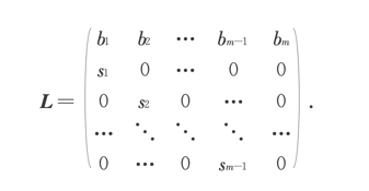离散的Leslie人口模型表示为如下矩阵形式的一阶线性常系数齐次差分方程， , 其中矩阵  称为Le