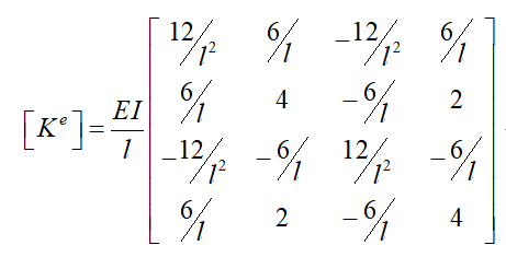 用矩阵法求解图中的结构，采用xoy平面弯曲杆单元，试解答下列问题： （1） 离散化，计算各单元的刚度