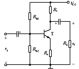 电路中rb1=60kω，rb2=20kω，rc=3kω，re=2kω，rl=6kω，vcc=16v,