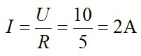 在图示电路中，已知u =10v，r = 5ω，试分别写出欧姆定律表达式，并求电流 i。在图示电路中，