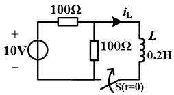 【填空题】在图示的电路中，开关s闭合后电路的时间常数【填空题】在图示的电路中，开关S闭合后电路的时间
