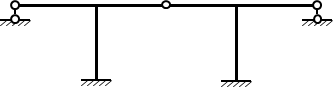 左图示结构（忽略轴向变形），采用位移法时可以取基本结构为右图  