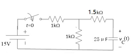 the circuit of figure includes a switch that can b