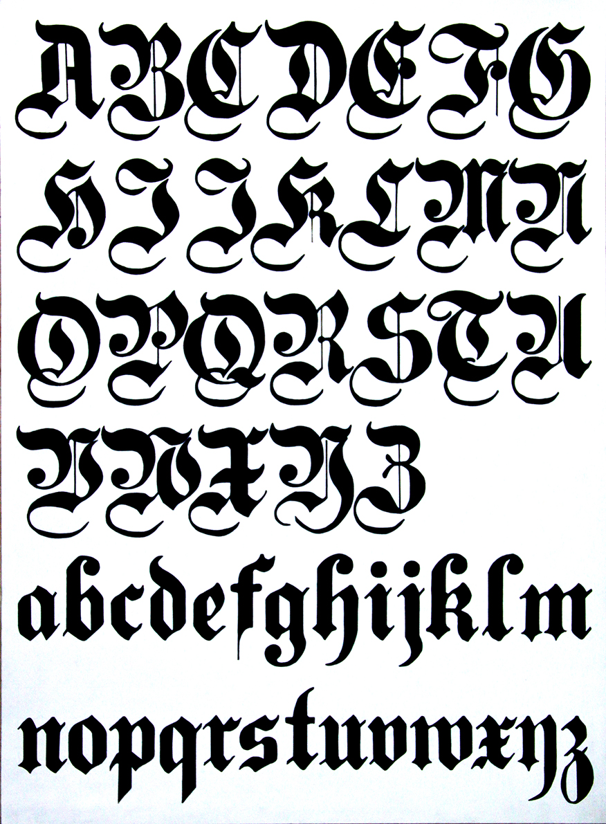 【其它】临摹书写拉丁字母，规格为a3纸（420mm x 297mm），26个字母大小写书写。字体不限