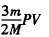 下列各式中哪一式表示气体分子的平均平动动能（式中M为气体的质量，m为气体分子质量，N为气体分子总下列