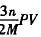 下列各式中哪一式表示气体分子的平均平动动能（式中M为气体的质量，m为气体分子质量，N为气体分子总下列