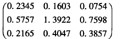 根据2002年我国投入产出简表，列昂惕夫逆矩阵为()。
