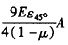 矩形截面简支梁如图示，已知梁的横截面面积为A，截面惯性矩为I的弹性模量为E，泊松比为μ，梁外表面中性