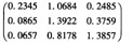 根据2002年我国投入产出简表，完全消耗系数矩阵为()。