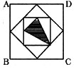 下图中的大正方形ABCD的面积是1平方厘米，其他点都是边所在的中点，那么，阴影三角面积是多少平方厘米