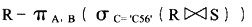 设有两个关系R（A，B)和S（B,C)，与下列SELECT语句 SELECTA，B FROM R W