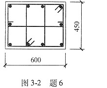 框架柱KZ1轴压比为0.60，受力钢筋保护层厚度取30mm，纵向钢筋直径d≥20mm，箍筋配置形式如