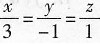 过点M0（2，0，－1)且平行于的直线方程为______．过点M0(2，0，-1)且平行于的直线方程