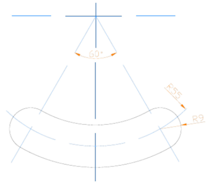 将长度和角度精度设置为小数点后三位，绘制以下图形,图形面积为（)A.1287.195B.1291.1