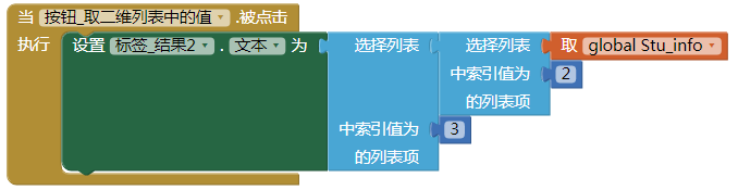  在上面定义的二维列表中，正确取得值“王中”的模块是（）