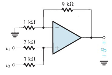 What is the output voltage of the following circui